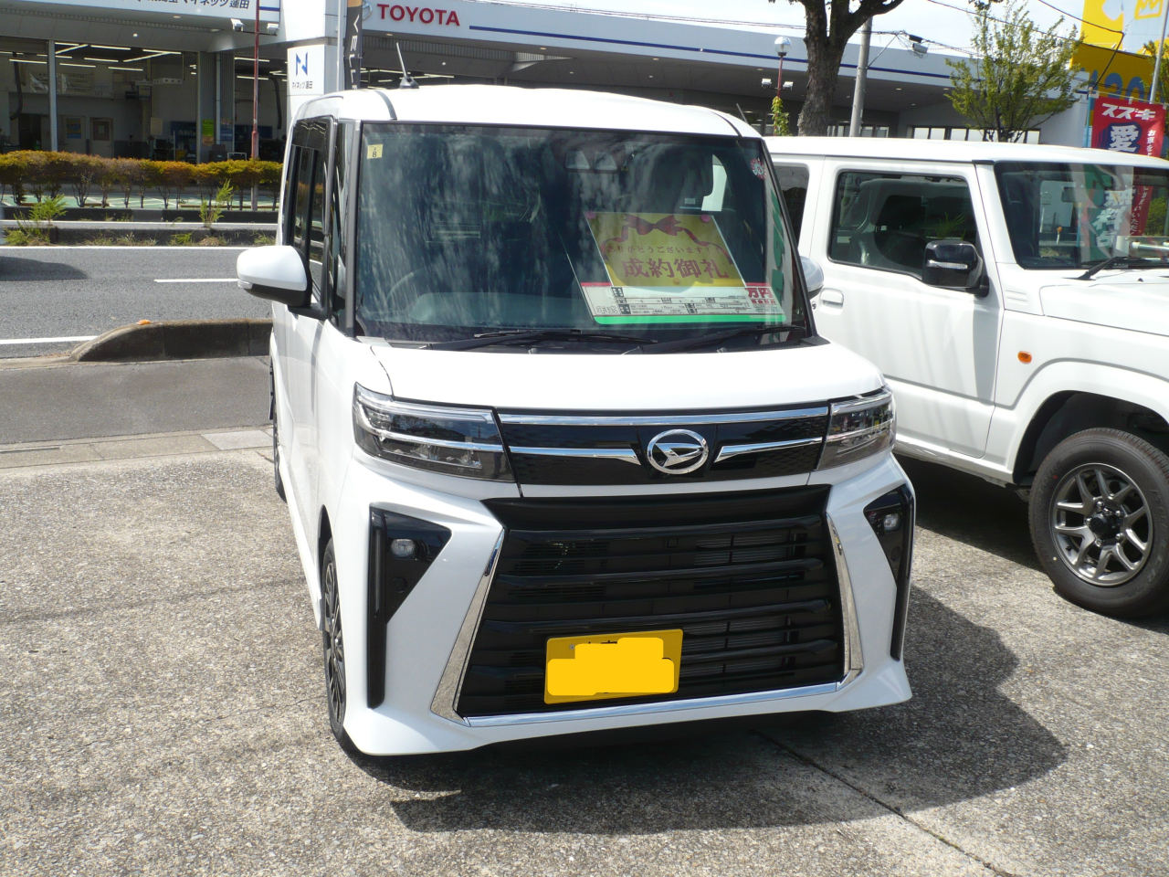 売約御礼☆新車「ダイハツ　タントカスタム　RS」